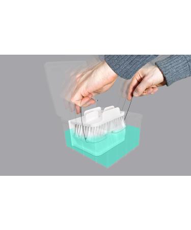 BRILLOX Glasses Cleaner - Soft Brush Cleaning Device with Cloth | Best Glasses Cleaning Bath for Crystal Clear Vision - Buy Online on GoSupps.com