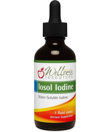 Wellness Resources Iosol Iodine Water Soluble Liquid Iodine - 1 Oz - Buy Online on GoSupps.com
