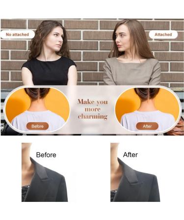 2 Pairs/4 PCS Silicone Shoulder Pads Invisible Breathable Shoulder Pads Ahesive Anti-Slip Shoulder Push-Up Pads for Shoulder Slip Height Enhancer for Womens T-Shirt Suit Clothing (Skin+Black) - Buy Online on GoSupps.com