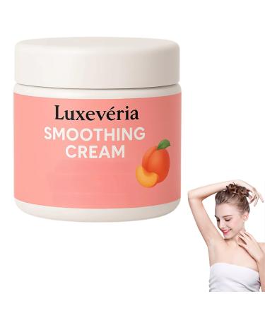 Luxev ria Facial Hair Removal Cream Advanced Peach Infused Depilatory Luxev ria Body Hair Removal Cream for Sensitive Skin Gentle Formula Safe for Sensit (1 Bottle)