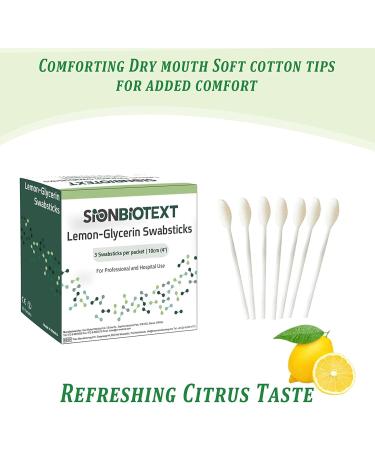 Lemon Glycerin Swabs - 750 Count (10 Boxes) for Mouth Irritation Relief Dry Mouth & Fresh Breath | Moistened Swabsticks - Buy Online on GoSupps.com