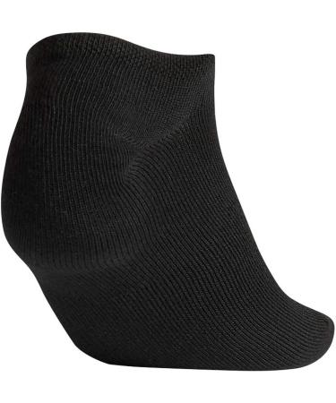 adidas Superlite No Show Womens Athletic Socks - 6 Pairs, Medium, Black/Heather Light Grey/White - Buy Online on GoSupps.com