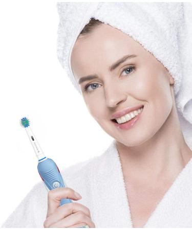 REDTRON Replacement Brush Heads for Oral B Electric Toothbrush (8 Pcs) - Compatible with Pro1000, Pro3000, Pro5000, Pro7000 and More - Precision Clean Toothbrush Heads in White - Buy Online on GoSupps.com