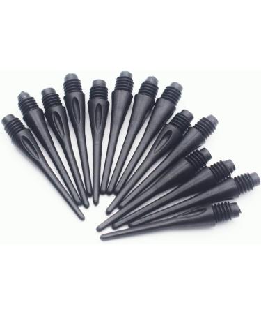500 Pack ROOBEEO 2BA Thread Plastic Tip Dart Points with Case - Black Soft Dart Tips Replacement for Improved Accuracy - Dart Accessories - Buy Online on GoSupps.com