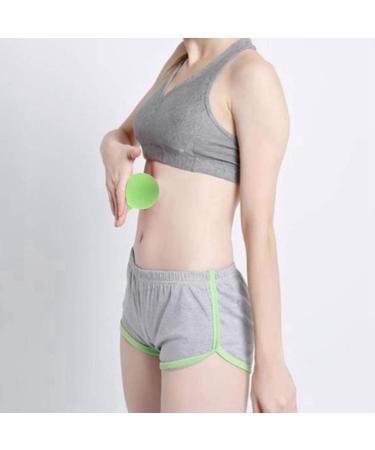 Ficher TPE Ball - Gym Fitness & Therapy Massage Ball for Stress Relief Improved Circulation - Portable Green Exercise Tool - Buy Online on GoSupps.com