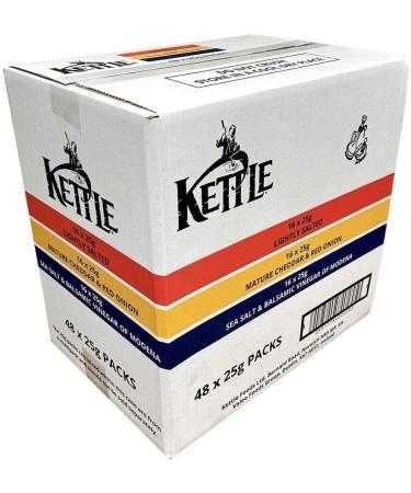 Kettle Hand Cooked Potato Chips Take Home Variety Box 48 x 25g | by IDEAONIC