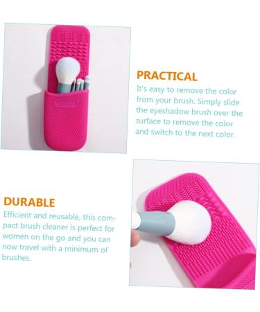 FRCOLOR Makeup Brush Cleaning Makeup Supply Cleaning Makeup Supplies Silicone Cleaner Brush Washing Mat Brush Cleaning Pads Brush Bowl Silicone Brush Cleaner Silica Gel Sucker Brush Holder - Buy Online on GoSupps.com