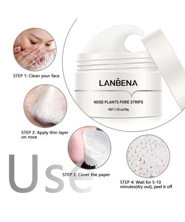 Mererke Pretty Blackhead Mask - Blackhead Remover Peel off Mask for Facial Pore Cleansing - 1.05 Ounce - Buy Online on GoSupps.com