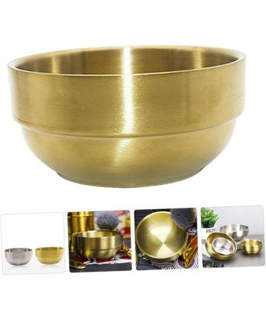 304 Stainless Steel Shaving Foam Bowl Tool - Durable Gold Mixing Bowl for Men | International Shipping Available - Buy Online on GoSupps.com