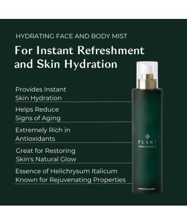 Hydrating Face Mist - Refreshing Facial Spray with Helichrysum Italicum for Instant Soothing and Moisturizing Skin - International Shipping Available - Buy Online on GoSupps.com