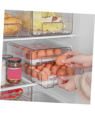 Hemobllo Kitchen Clear Storage Containers Tray Supplies Fridge for Refrigerator Holder Container re-usable - Buy Online on GoSupps.com