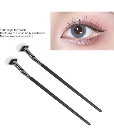 Fan-shaped eyelash brush 2 sunflower fan-shaped folded eyelash brushes folded lower eyelash brush brush out roots double for upper and lower eye makeup brushes - Buy Online on GoSupps.com