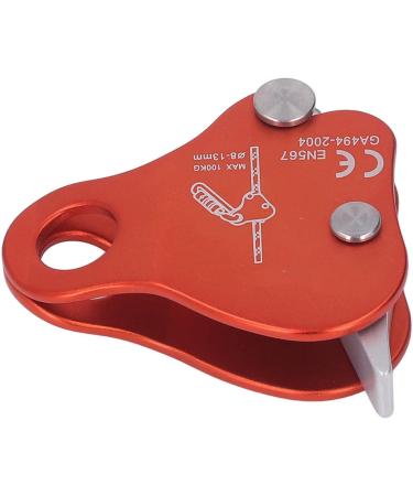 Alomejor Aluminum Alloy Climbing Rope Gripper - Self-Protecting Via Ferrata Clamp for 8-13mm Ropes - Outdoor Climbing Gear - Orange - Buy Online on GoSupps.com