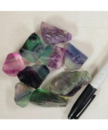Natural Crystal Rough Natural Raw Rainbow Fluorite Crystals Rough Stones Crystals Gemstones Specimens Collectible Home Decor (Size : 100g) - Buy Online on GoSupps.com