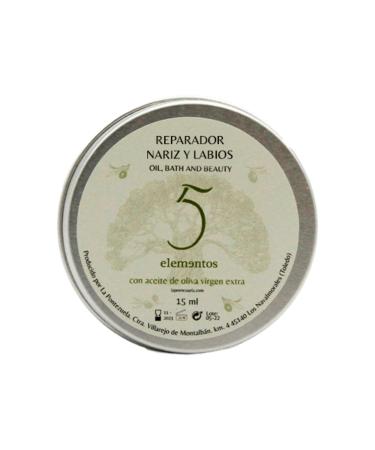 Finca La Pontezuela 5 Elements Olive Oil Moisturizing Nose and Lip Balm for Cracked and Sensitive Area Cocoa Butter & Jojoba Oil Eco-Derived Ingredients