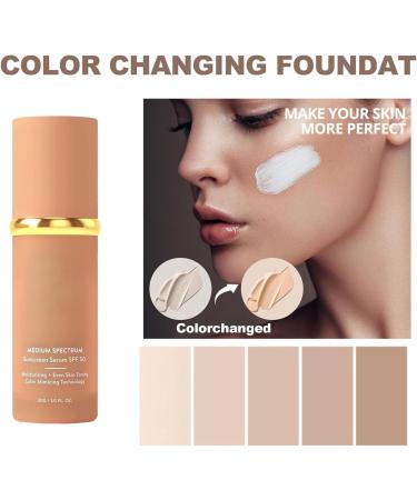 4 In 1 Foundation Liquid Foundation 4 in 1 - Medium Spectrum Foundation 4 in 1 - Light Spectrum Hydrating Medium Full Coverage Concealer with SPF 50+ (2PCS 30g) 2pcs 30 g (Pack of 1) - Buy Online on GoSupps.com