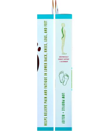 Executive Leather Ultra Thin Shoe Insoles for Men & Women | Cow Leather Arch Support & Comfort Inserts - Buy Online on GoSupps.com