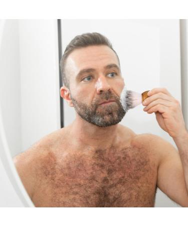 Immediate Freem 7-Part Men's Shaving Brush with Wooden Handle | Handmade Salon Tools & Hair Brushes - Buy Online on GoSupps.com