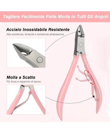 Jupeli Pink Manicure Set | Stainless Steel Nail Care & Clipper Kit for Women | Complete Pedicure Tools & Grooming Essentials - Buy Online on GoSupps.com