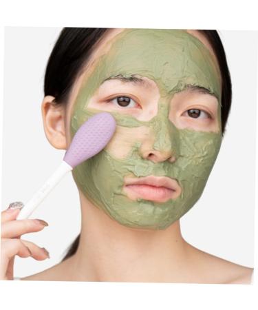 Didiseaon Mask Applicator Silicone Scrubber Facial Applicator Tools Silicon Cleaner Applicator Facial Brush Mud Scrub Wash Scrubber Silica Gel Detergent Facial Mask Brush - Buy Online on GoSupps.com