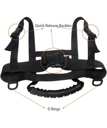 ZipSeven Kids Ski Harness - Heavy Duty Shoulder Training Leash for Skiing, Skating, Snowboarding, and Cycling - Ideal for Kids and Beginners - Buy Online on GoSupps.com