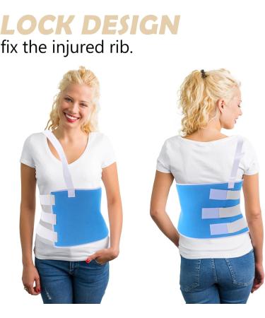 3pcs Men Chest Fracture Pain Binder - Rib Cage Protector for Muscle Support After Surgery - Buy Online on GoSupps.com