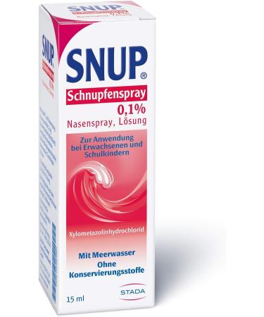 Buy Snup 6x Runny Nose Spray - 0.1% Nasal Spray with Sea Water 90 ml | Soothes Nasal Mucosa & Relieves Runny Nose - International Shipping Available - Buy Online on GoSupps.com