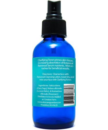 Buy Clarifying Toner - 4 oz Cobalt Glass | Clarificar Secreto Hidrosol for Radiant Skin - International Shipping Available - Buy Online on GoSupps.com