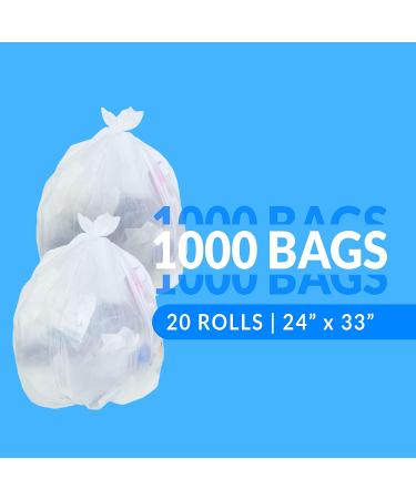 Reli. SuperValue 13 Gallon Trash Bags - 1000 Count | Tall Kitchen Garbage Bags Bulk - Clear Liners for 12-16 Gallon Cans | Unscented - Buy Online on GoSupps.com