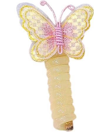 Phone Wire Hair Ties - Telephone Wire Hair Bands Hair Band Hair Tie | Girls Colorful Ponytail Hair Tie Colorful Hair Ties Stylish Hair Tie Hair Elastics Hair Bands for Girls Yellow - Buy Online on GoSupps.com