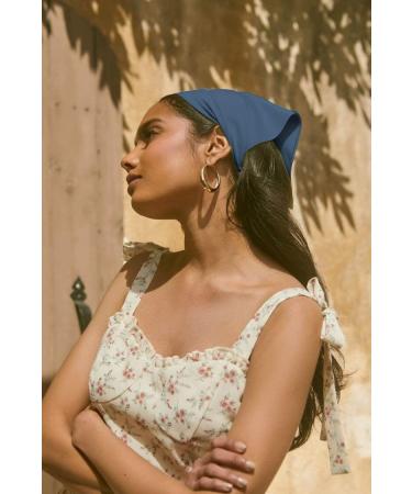 Generse Triangle Head Scarfs Boho Head Kerchief Headband Elastic Hair Band for Women and Girls (3 Pieces) - Buy Online on GoSupps.com