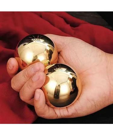 Buy Healvian 2ST Brass Gymnastics Balls - Precision Metal Rollball Massage Device | Multifunctional Portable Baoding Balls for Hand Massage - International Shipping Available - Buy Online on GoSupps.com
