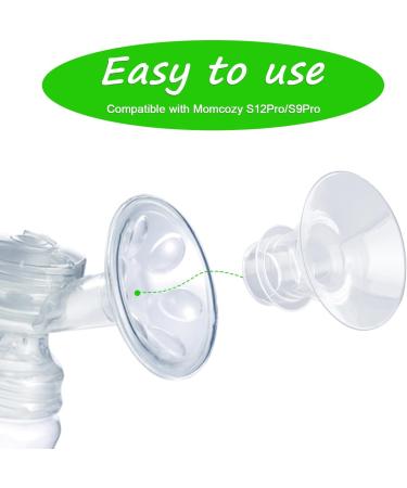 10 Pieces of Wearable Milk Pump Flanges - Compatible with Mercocy S12 Pro/S12/S9 | 5 Sizes of Milk Pump Accessories for Optimal Comfort - Buy Online on GoSupps.com
