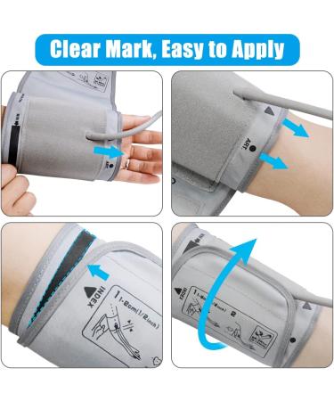MED LINKET Medium Blood Pressure Cuff 9-13 inch | Compatible with Omron BP5100 BP5250 BP5450 & More | Home BP Monitoring Solution - Buy Online on GoSupps.com