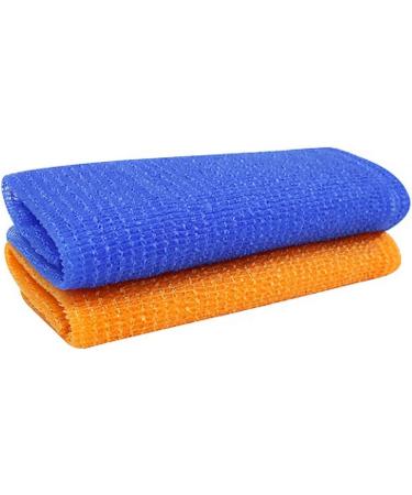 SONGWOL King Bubble 66 Korean Body Exfoliating Shower Nylon Bath Wash Cloth Towel - Blue - Buy Online on GoSupps.com