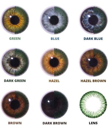 Chromaview 2 Tone Green Contact Lenses - Natural Colored Daily Lenses Without Prescription | International Shipping - Buy Online on GoSupps.com