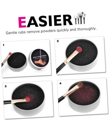 Angoily 4sets Box Makeup Sponge Tools Activated Carbon Sponge Brush Cleaning Pad Makeup Brush Cleaning Makeup Cleaning Mat Makeup Cleaner Brush Cleaning Tool The Lazy Make up - Buy Online on GoSupps.com