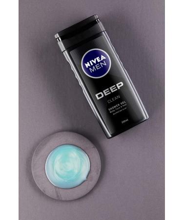 NIVEA MEN Deep Clean Black Charcoal Shower Gel 250 ml - Buy Online on GoSupps.com