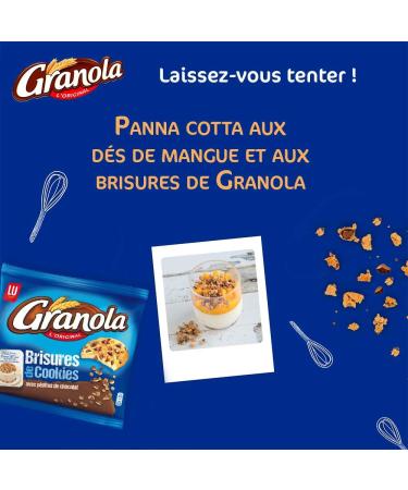 Granola Topping - Brisures de Cookies & P pites de Chocolat - Id al pour Desserts et Glaces - Sachet de 400 g x1 - Buy Online on GoSupps.com