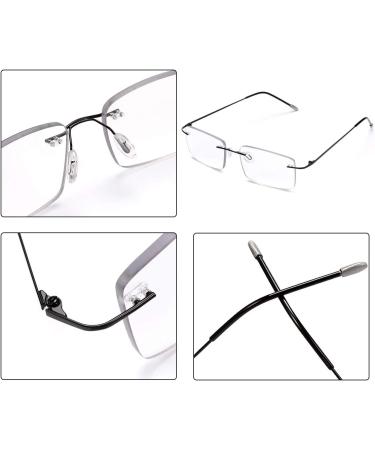 Photochromic Progressive Multifocus Transition Sunglasses | Blue Light Blocking Reading Glasses for Men Women - 2.5X - Buy Online on GoSupps.com