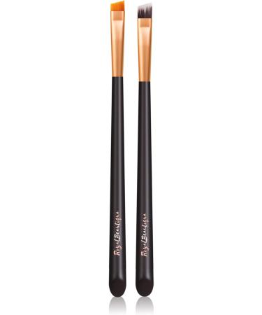 RoyalBeautiqua Makeup Brushes Set Make up Brushes EYE Brush Wing Liner Eyebrow Brush Premium Quality BELLA FIBRE II Make a Glamorous EYEBROW and EYE-SHADOW - Buy Online on GoSupps.com
