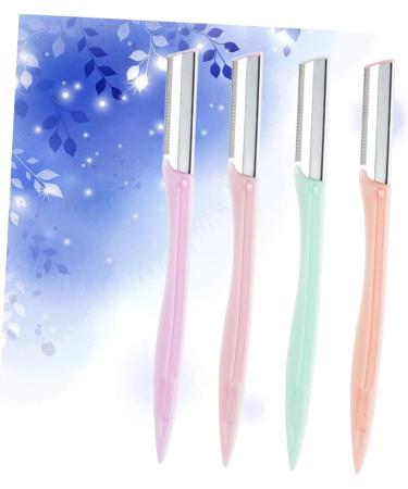 FOMIYES 4 Sets Eyebrow Razor for Women - Portable Facial Hair Shaver Miss Remover & Ladies Razors for Smooth Skin - Buy Online on GoSupps.com