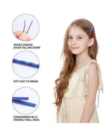 50 Multi-Coloured Metal Hair Clips with Storage Box - 5.5 cm | International Shipping Available - Buy Online on GoSupps.com