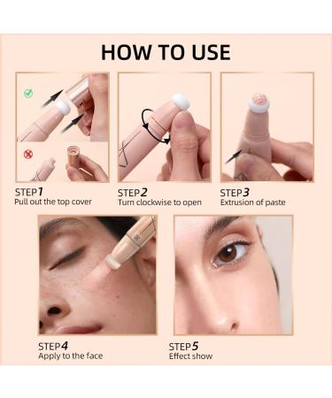 Moisturizing Matte Liquid Foundation Beauty Wand - Full Coverage Lightweight Makeup for Dry Skin - Waterproof and Natural Finish - Buy Online on GoSupps.com
