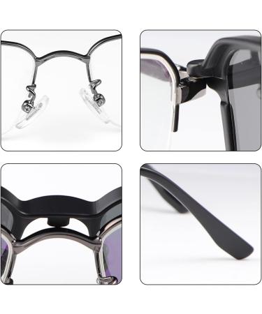 Buy Miryea Progressive Multifocal Reading Glasses for Men & Women | 2 Magnetic Polarized Sunglasses Clips | Black 3.0x - International Shipping Available - Buy Online on GoSupps.com