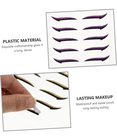 Didiseaon 240 Pairs Eyeliner Eyelid Tape Stickers Eye Makeup Double Eyelid Adhesive Tape Plastic - Buy Online on GoSupps.com