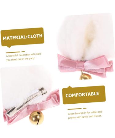 2 Sets Bear Ear Hair Clip Bear Hair Clips Animal Ears Hair Clips Bear Ears and Tail Decorative Hair Clips Plush Ears Hair Clips Plush Hair Girls Suit Fabric Hand Made Cartoon Miss - Buy Online on GoSupps.com