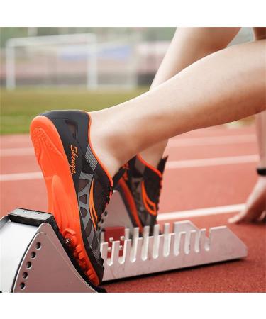 Ailishabroy Track and Field Spikes Shoes - Unisex Professional Running Nail Spikes - Size 9.5 - Black - Buy Online on GoSupps.com