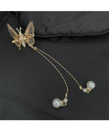 PLCPDM Headwear Pearls Hair Clip Fairy Butterfly-Nymph Headwear Vintage Photography Party Bride Wedding HeadPieces - Buy Online on GoSupps.com