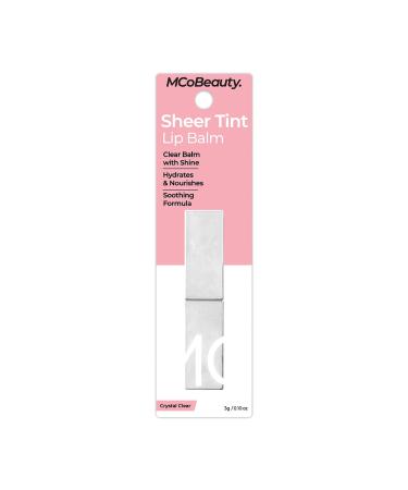 MCoBeauty - Sheer Tint Lip Balm Clear Transparent Formula - Hydrating Gloss Balm with Jojoba Seed Oil - Helps Nourish Lips and Adds a Glossy Tint - Lip Care Stocking Stuffers - Buy Online on GoSupps.com